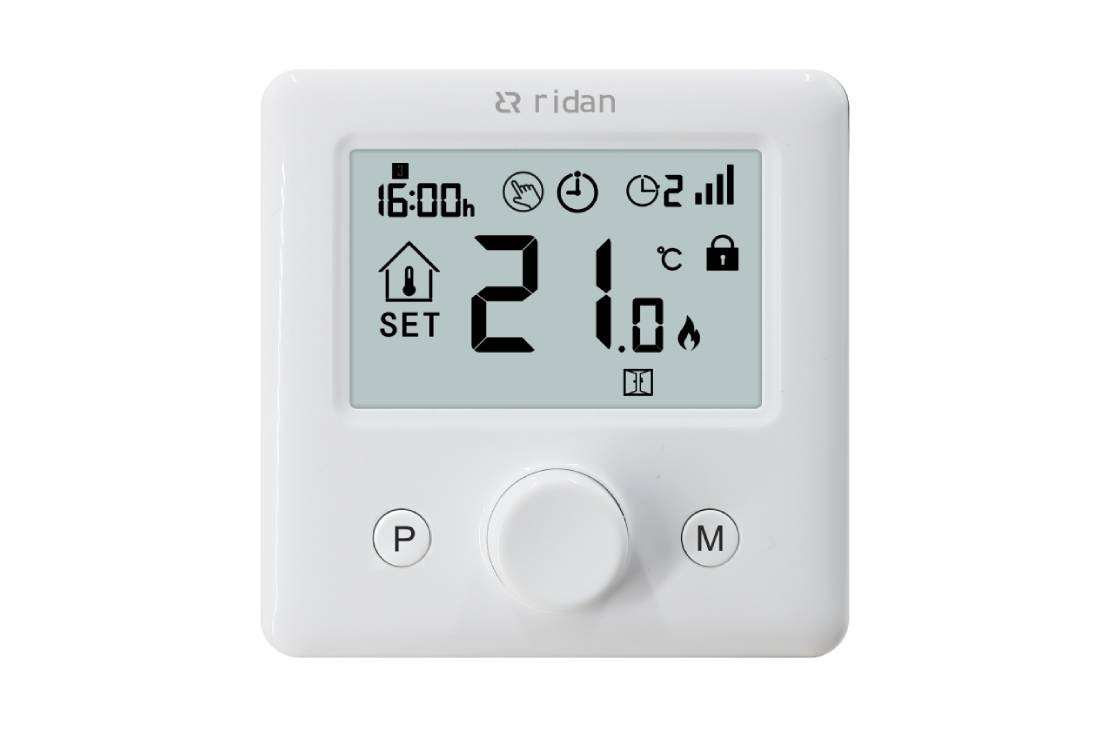 Беспроводные электронные комнатные термостаты Ридан