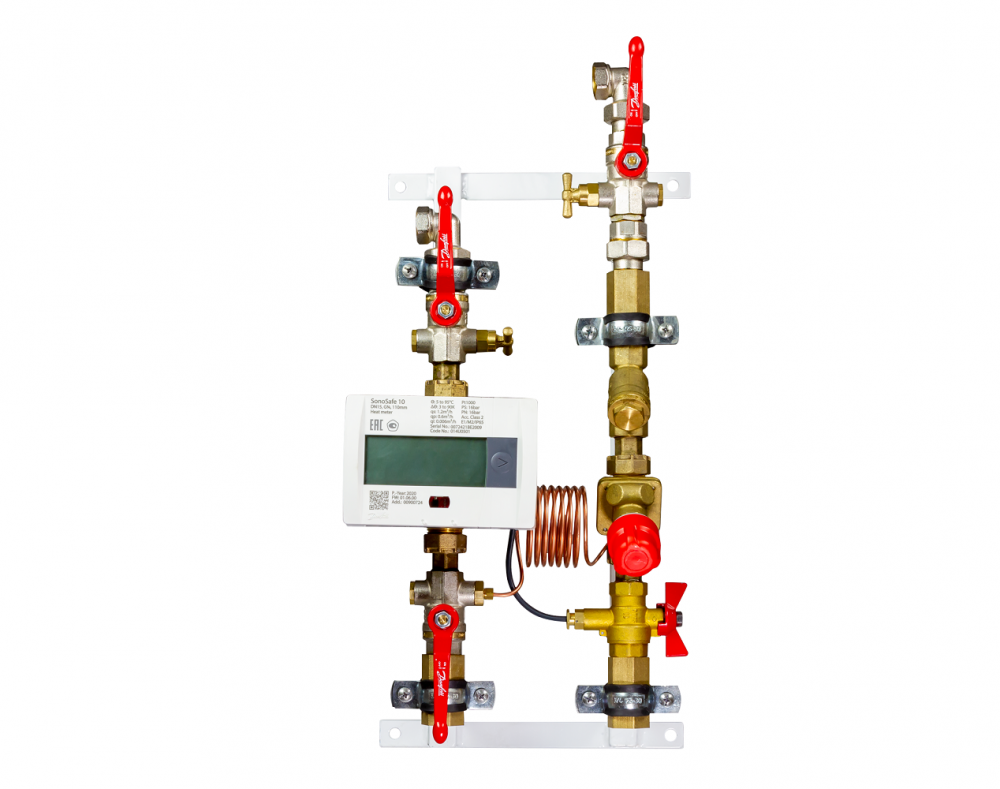 Совмещенная квартирная станция ШКСОВ-1Р для систем отопления и водоснабжения Ридан