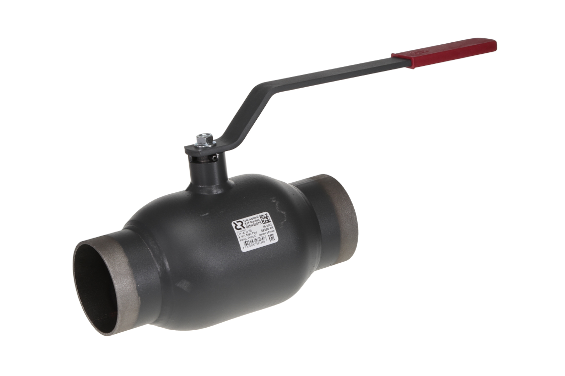 Ридан RJIP Standard (Стандарт) 065N9602SR — Кран шаровой WW DN25 PN16 (приварной, с рукояткой, стандартный проход)