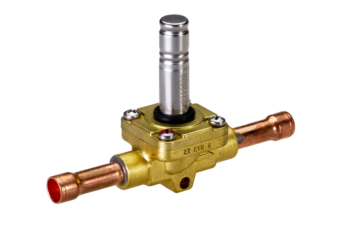 EVR – нормально открытые клапаны (НО) (катушка в комплект не входит)