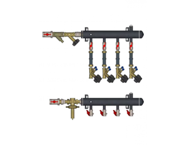 Узел распределительный этажный TDU.3R Ридан