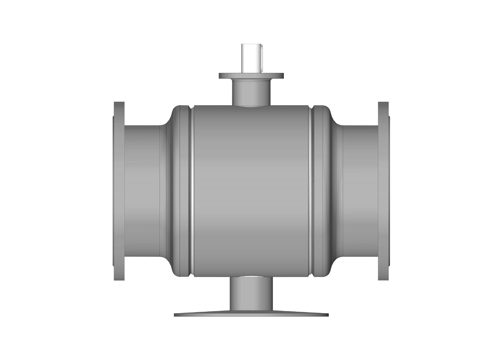 Ридан RJIP Premium (Премиум) 065N0272GR — Кран шаровой FF DN350 PN16 GF (фланцевый, под привод, стандартный проход)