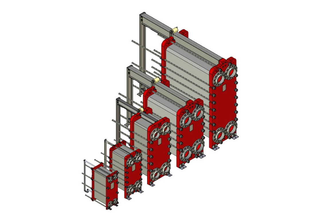 Полусварные теплообменники типа HH№ xx WL