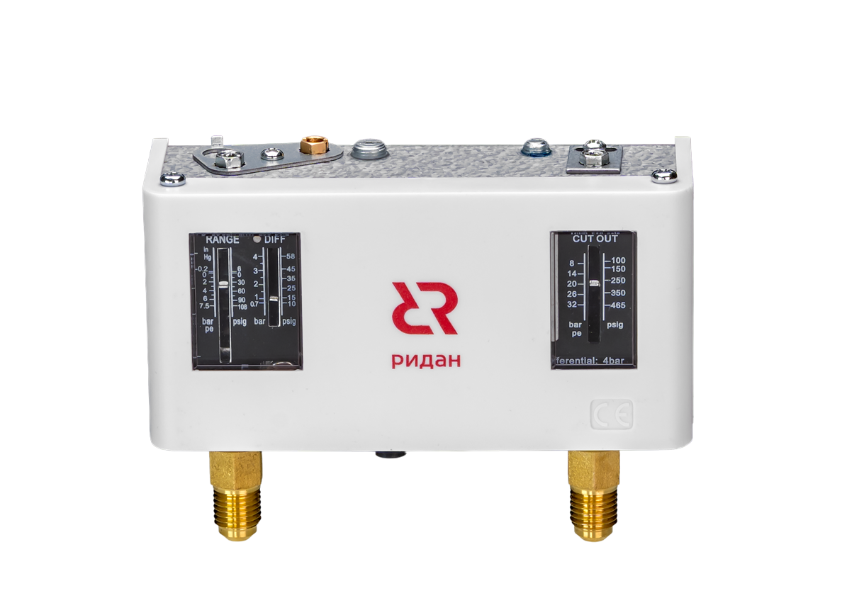 Ридан 070-124366R — Реле давления двухблочные KP15, диапазон регулирования -0,2-7,5 / 8-32 бар