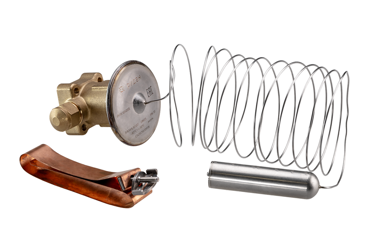 Ридан 069D0502R — Термоэлемент TE5, хладагент R134A, диапазон температур кипения -40…10 °C