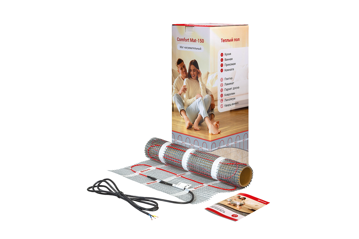 21RT0408R — Ridan Comfort Mat-150 (Комфорт Мат-150) нагревательный мат 750 Вт, 230 В, 5 м²