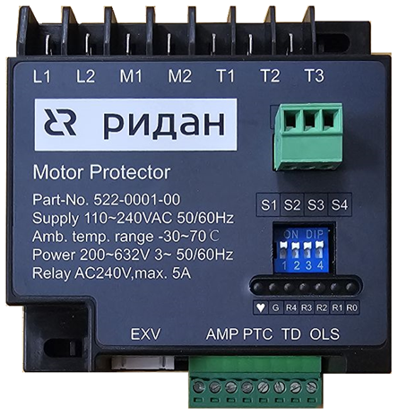 Ридан 120S0585 — Электронный блок защиты электродвигателя, 110/240 В AC