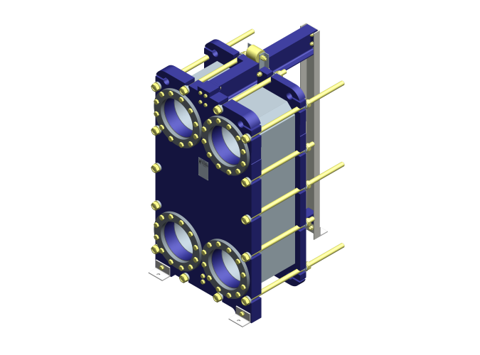 Теплообменник НН№81 ДУ 300 99-145 пластин 1,6 МПа