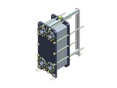 Теплообменник НН№21 ДУ 100 51-105 пластин 1,0 МПа