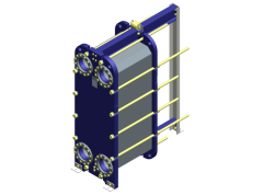 Теплообменник НН№100 ДУ 200 133-185 пластин 1,0 МПа