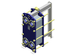Теплообменник НН№42 ДУ 150 94–165 пластин 1,6 МПа