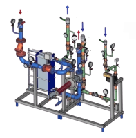 Ридан БТП-DS-ХХХ-YYY-P-S V2 - Стандартный узел с водоподогревателем для системы ГВС