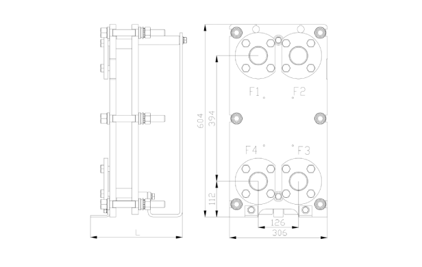 Теплообменник НН№07 ДУ 50 147-235 пластин 1,0 МПа