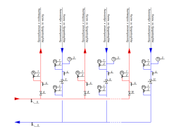 Ридан АУУ-МК-ХХХ/Y-v1- Стандартный коллектор диаметра XXX с кол-вом отводов Y