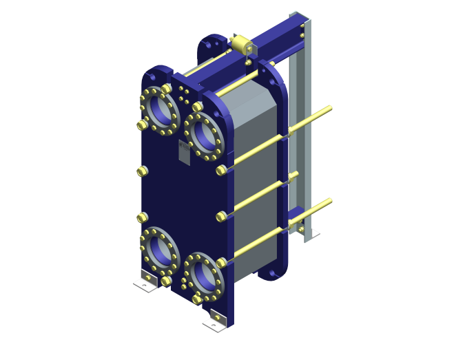 Теплообменник НН№65 ДУ 200 121-210 пластин 1,6 МПа